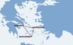 8 Dias Atenas e Mykonos Santorini