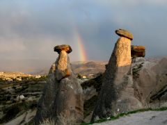 Rainbow in Cappadocia, Cappadocia Photos, Pictures of Cappadocia, Tour to Cappadocia, Capadocia, Capadocia Tour, Capadocia Visit, Capadocia Travel, Capadocia Trip, Capadocia Circuit, Capadocia Guide, Balloon, Hot Air Balloon, Balloon in Sunrise