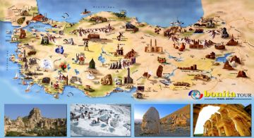 Turkey Map, Private Turkey Tour Map
